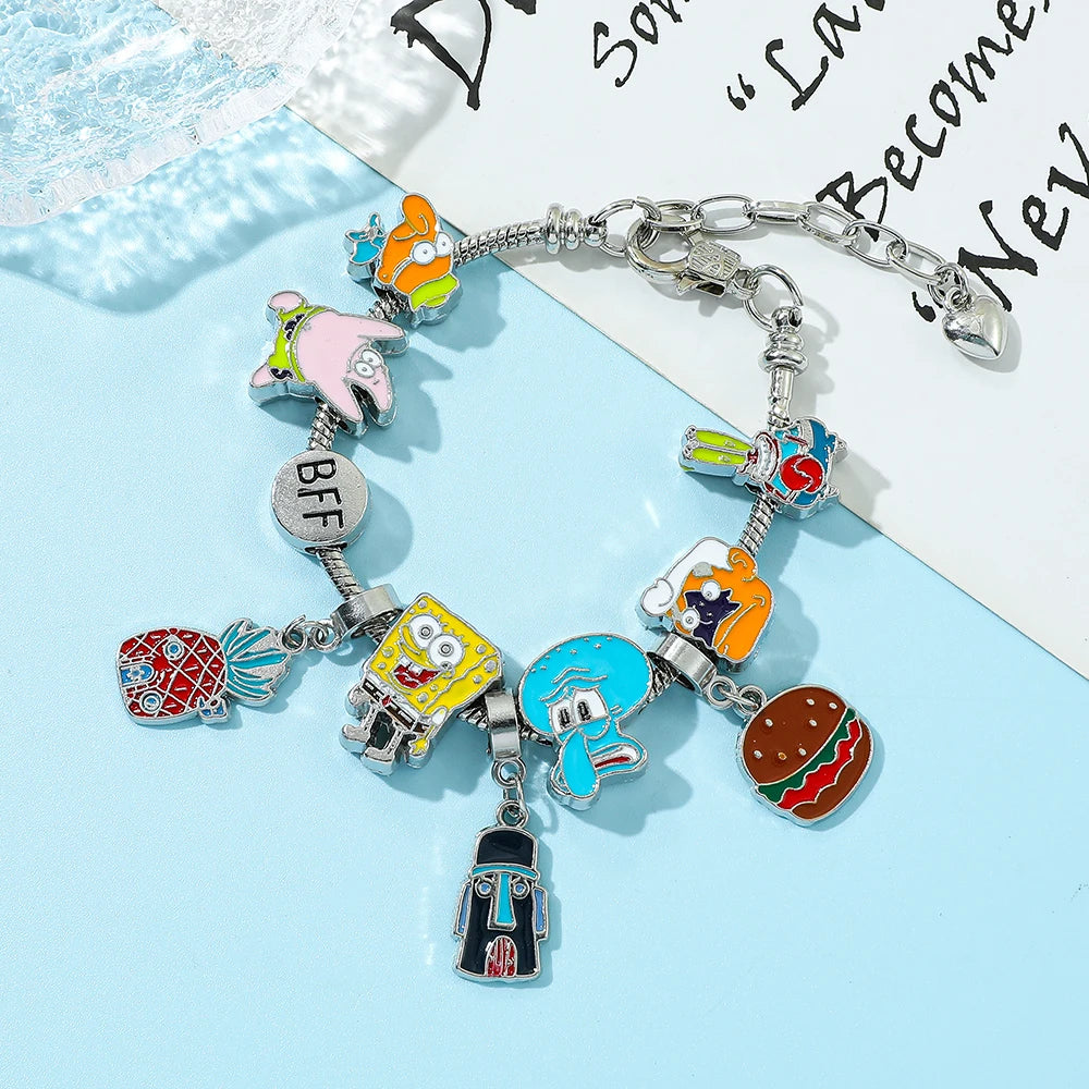 Pulsera charms dibujos animados