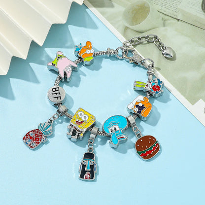 Pulsera charms dibujos animados